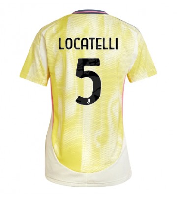 Juventus Manuel Locatelli #5 Udebanetrøje Dame 2024-25 Kort ærmer